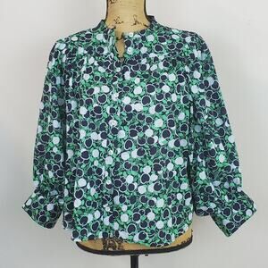 Maeve Bubble - Sleeve Blouse Sz S